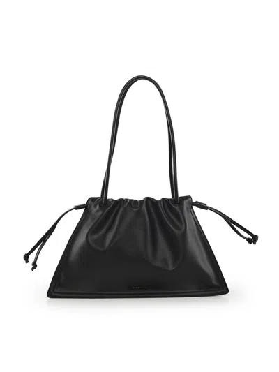 Coccinelle Dulse Medium Leather Bag In Black