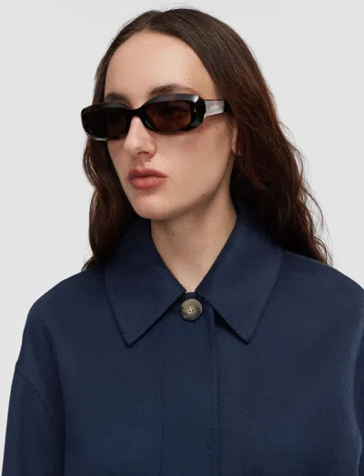 Joseph Kalaa Light Double Face Wool Jacket In Blue