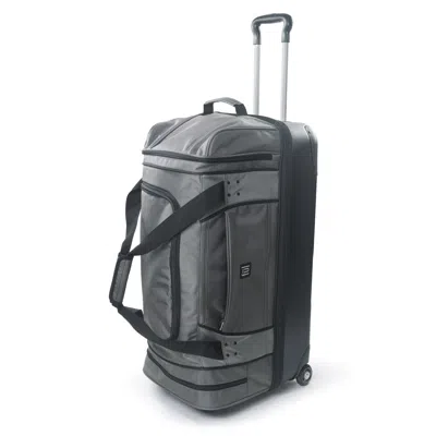 Ful Workhorse 30in Rolling Duffel Bag, Retractable Pull Handle, Split Level Storage In Black