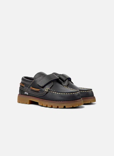 Camper Compas Deck Shoes In Brown