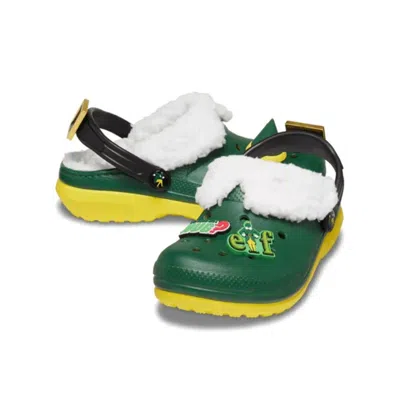 Crocs Elf Hat-embellishment Clogs In Green