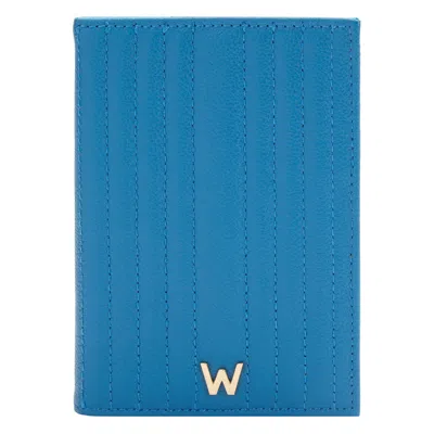 Wolf Mimi Passport Case In Blue