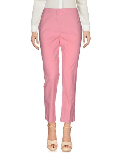 Shop Prada Casual Pants In Pink