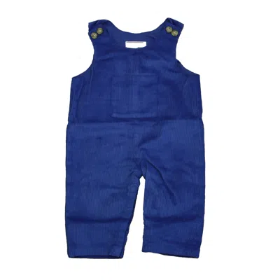 Classic Prep Boys Bright Navy Romper In Blue