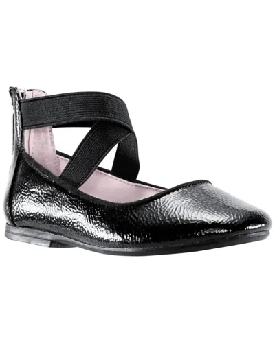 Nina Marissa Cross Strap Flat In Black