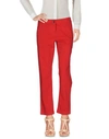 Dolce & Gabbana Woman Pants Red Size 6 Cotton, Elastane