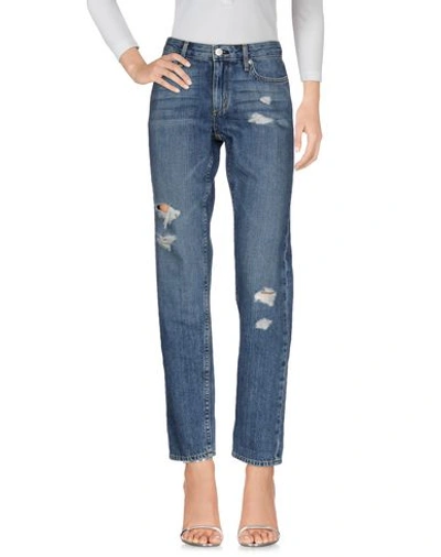 Theory Denim Pants In Blue