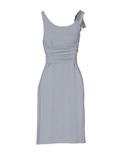 Shop Red Valentino Knee-length Dresses In Grey