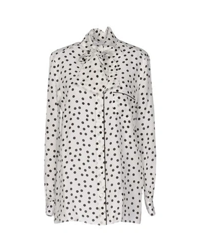 Shop Dolce & Gabbana Patterned Shirts & Blouses In White