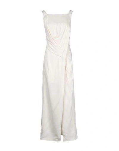 Shop Maiyet Long Dress In Ivory