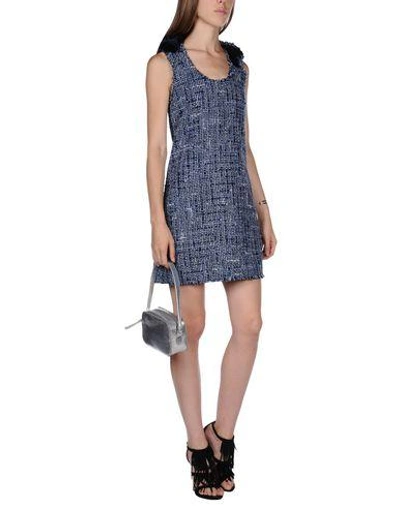 Shop Sonia Rykiel Short Dress In Blue