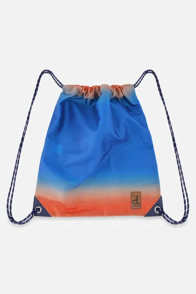 Deux Par Deux Gradient Lightweight Durable Spacious Drawstring Bag In Multi