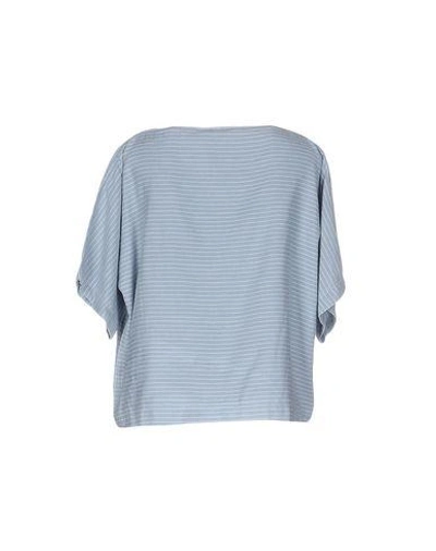 Shop Marc By Marc Jacobs Denim Shirts In Sky Blue