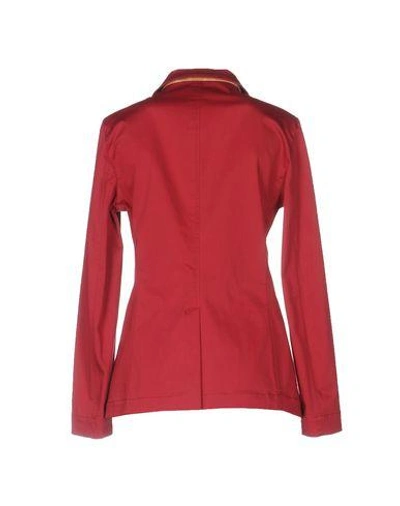 Shop Alviero Martini 1a Classe Blazer In Garnet