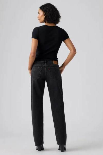 Levi's Low Straight Jeans In Black