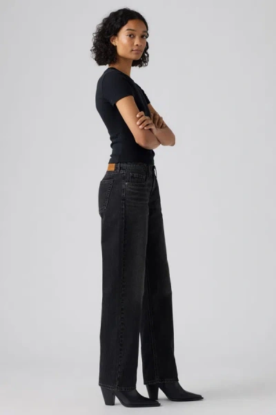Levi's Low Straight Jeans In Black