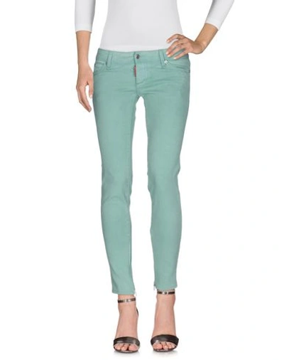 Shop Dsquared2 Jeans In Light Green