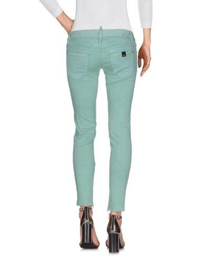 Shop Dsquared2 Jeans In Light Green
