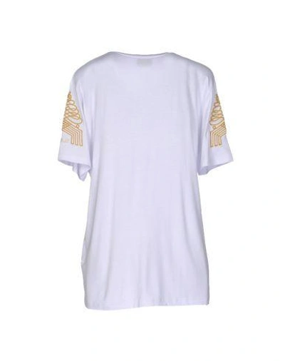 Shop Just Cavalli T-shirts In White