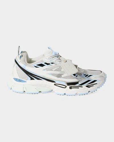 Off-white Sneakers Be Right Back White Light Blue In Animal Print