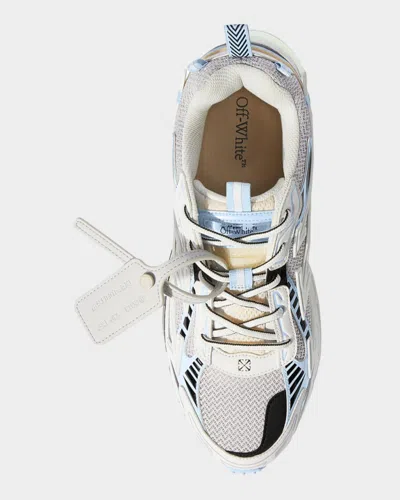 Off-white Sneakers Be Right Back White Light Blue In Animal Print