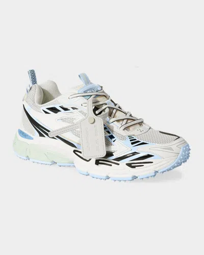 Off-white Sneakers Be Right Back White Light Blue In Animal Print