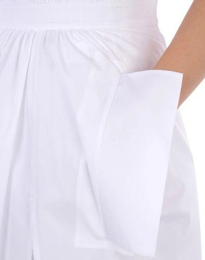 Shop Jil Sander Knee Length Skirt In White