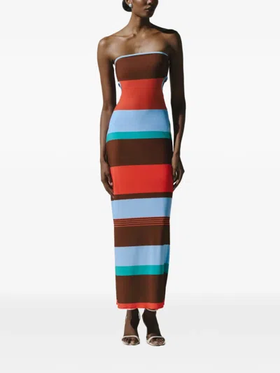 Baobab Mambo Reversible Maxi Dress In Multi