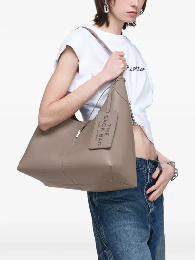 Marc Jacobs The Sack Bag Leather Shoulder Bag In Neutral