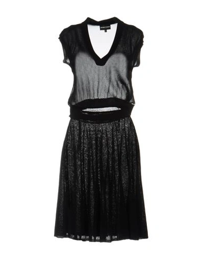 Emporio Armani Knee-length Dress In Black