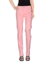 Love Moschino Denim Pants In Pink
