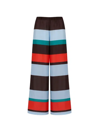 Baobab Lula Striped Trousers In Multi