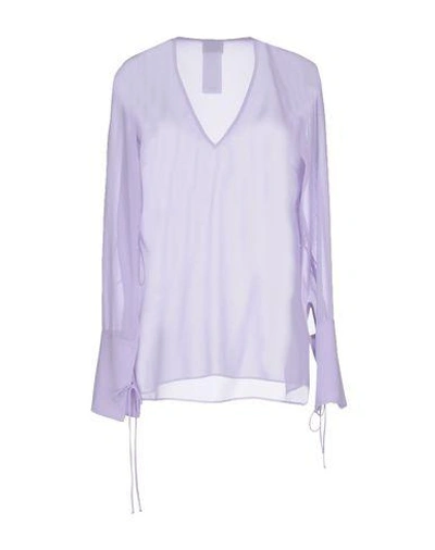 Shop Just Cavalli Blouse In Lilac