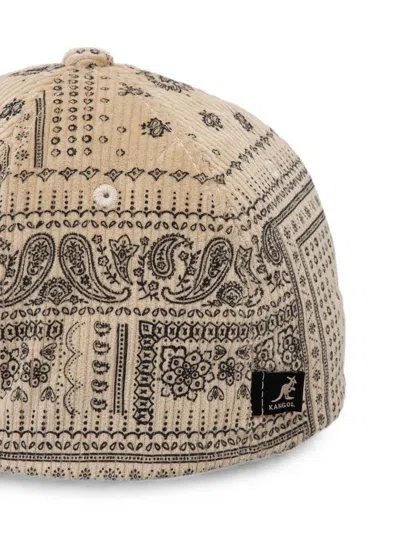 Kangol Paisley-pattern Baseball Cap In Brown
