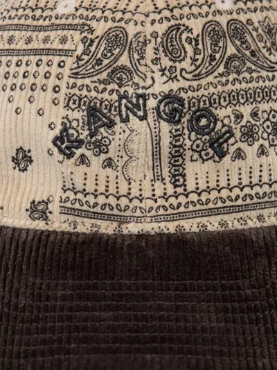 Kangol Paisley-pattern Baseball Cap In Brown