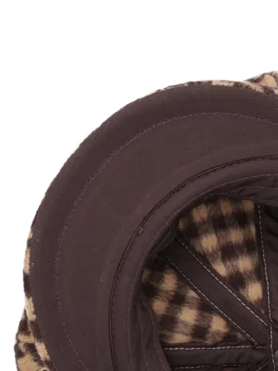 Kangol Patterned Beret In Brown