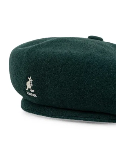Kangol Logo-detail Hat In Green