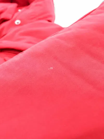 Pre-owned Prada 2010s Hooded Down Jacket In Red