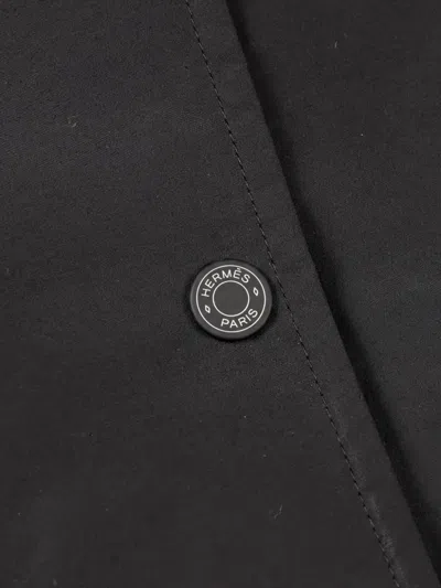 Pre-owned Hermes Crude Cell Bomber Jacket In Black