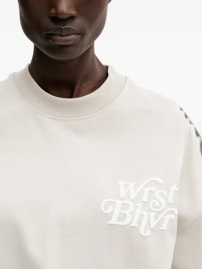 Wrstbhvr Reen V2 Logo-print T-shirt In White