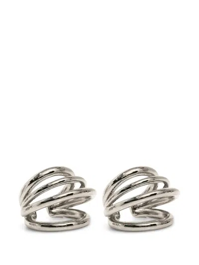 Panconesi Orbit Helix Ear Cuff Set In Silver