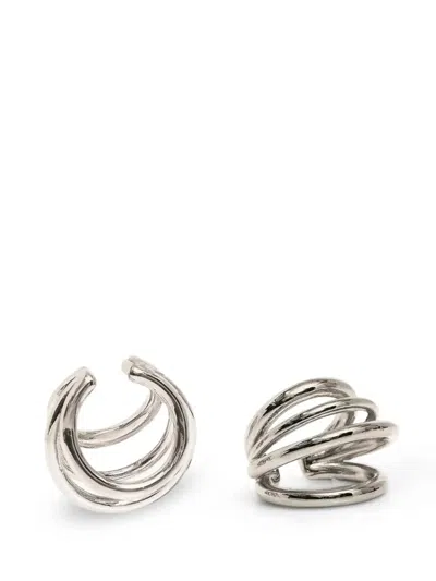 Panconesi Orbit Helix Ear Cuff Set In Silver
