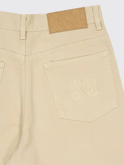 Blazé Milano Paso High Rise Denim Straight Jeans In Neutral