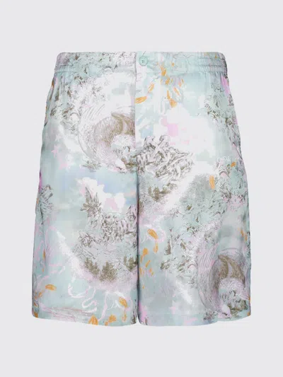 Off-white Printed Viscose Shorts In Multi