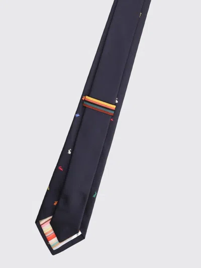 Paul Smith Silk Tie In Black