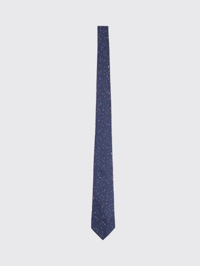 Paul Smith Refined Silk Tie In Blue