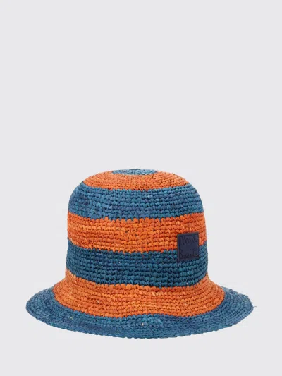 Paul Smith Straw Hat With Painttch Logo In Multi