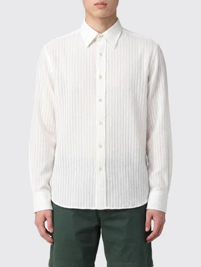 Commas Striped Shirt In White