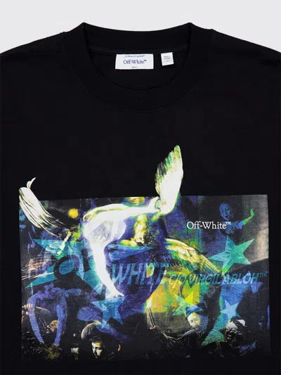 Off-white T-shirt Men In Black