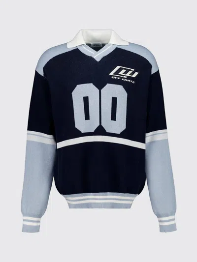 Off-white Sweater Men In Blue